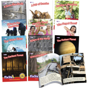 Fix Its Decodable Readers Suffixes Non-Fiction Phase 6, Set of 12