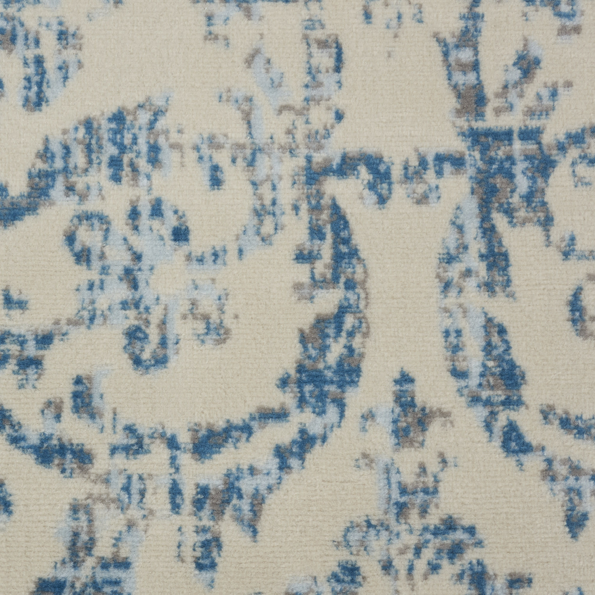 Nourison Jubilant 7' x 10' Ivory Blue Vintage Indoor Rug