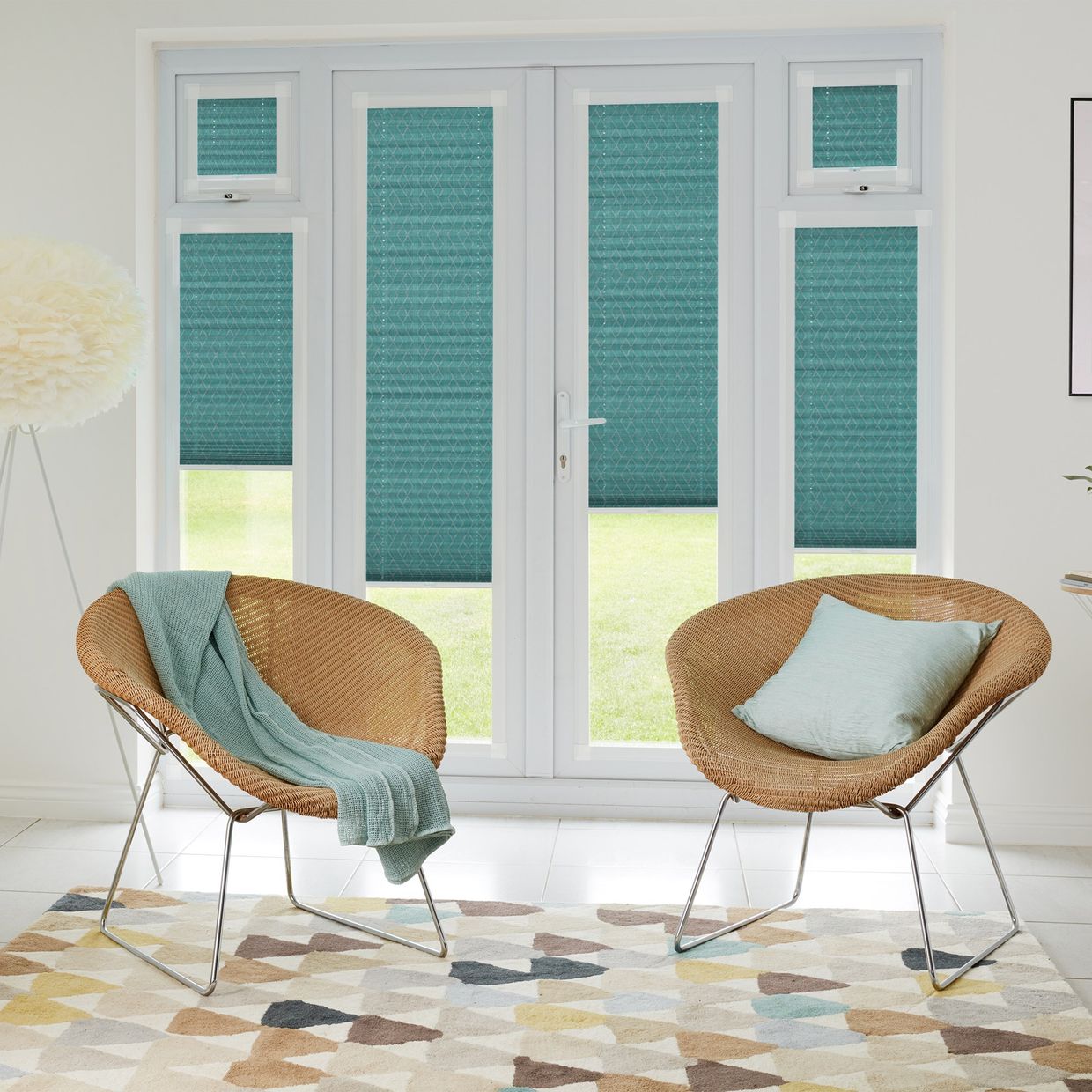 Gatsby Green Perfect fit Pleated blind
