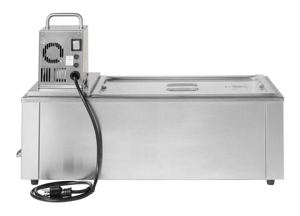 120-volt sous vide immersion circulator package with immersion circulator head, bath and cover