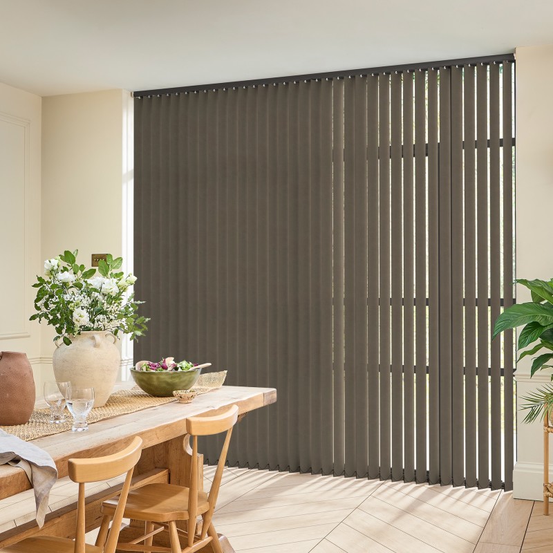 Zelda Chocolate Vertical blind