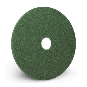 Hillyard, Trident Black Diamond 3000 Round Floor Pad, 11", Green