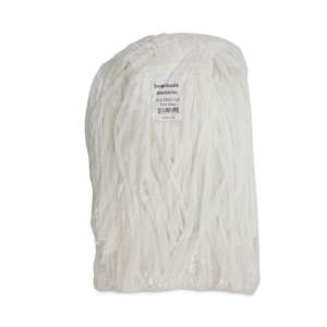 Boardwalk, Nonwoven Polyester/Rayon Cut-End Wet Mop Head with 1" Headband, #24, White