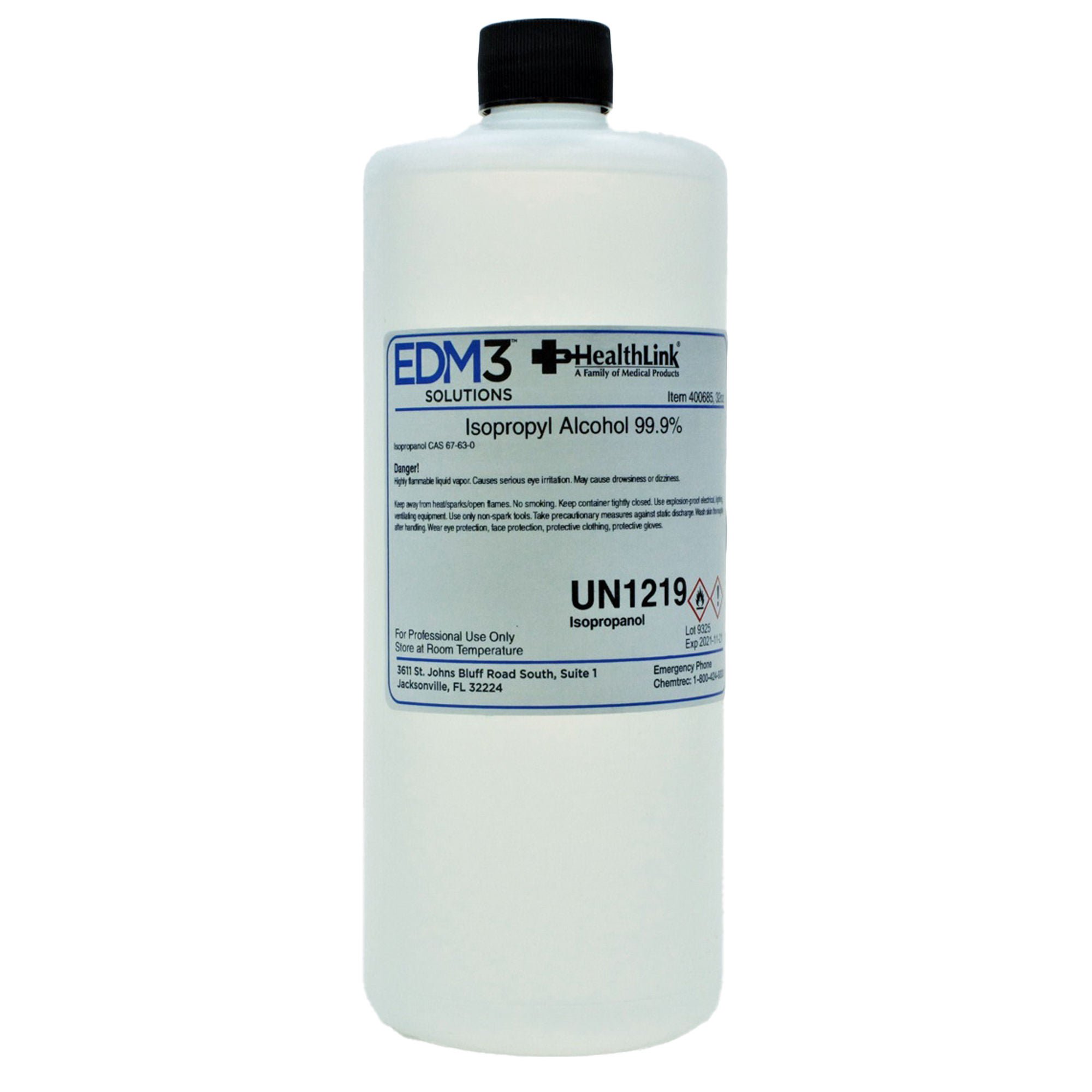EDM 3 LLC STAIN, ALCOHOL ISO 99% 32OZ