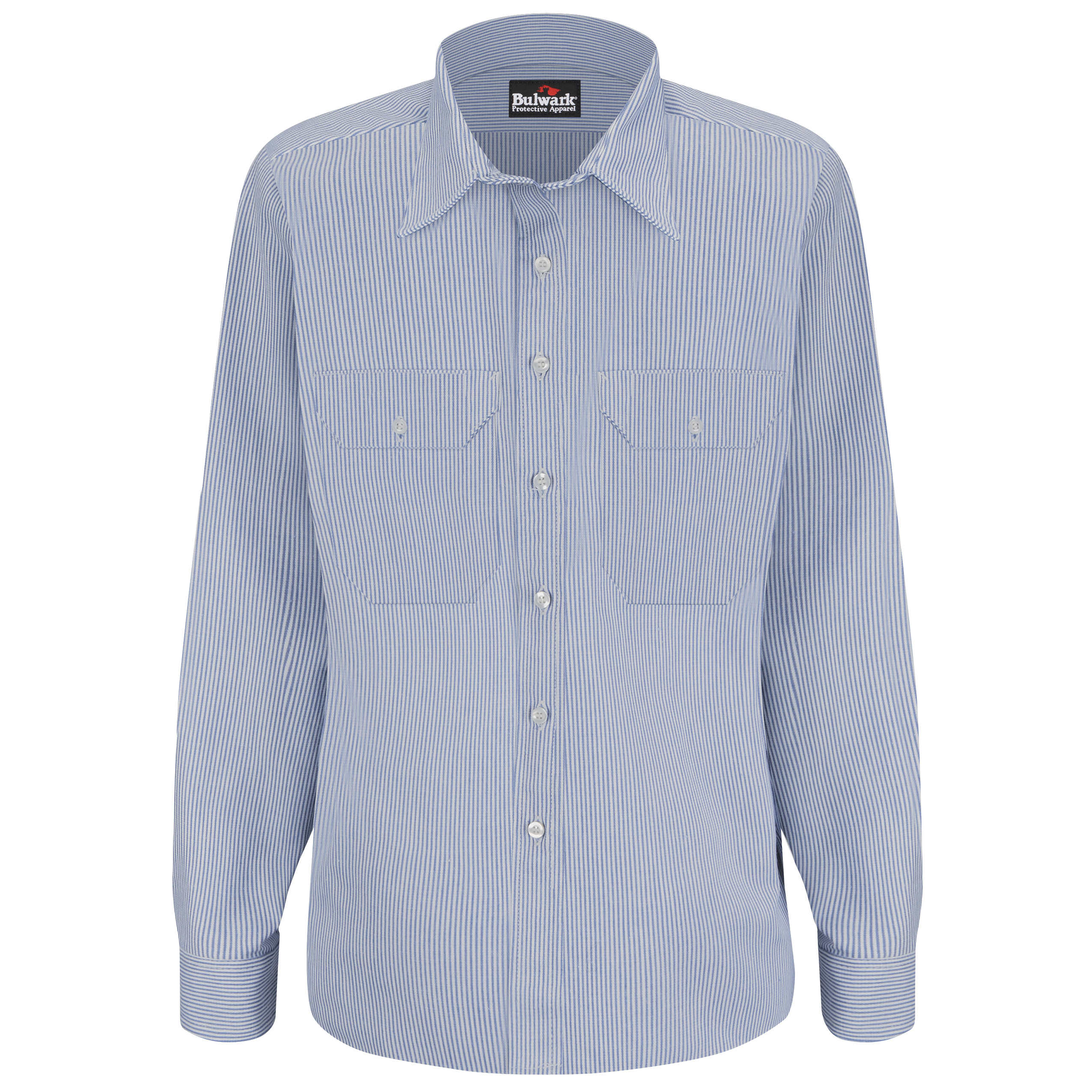 Women‘s Midweight FR Striped Uniform Shirt-Bulwark