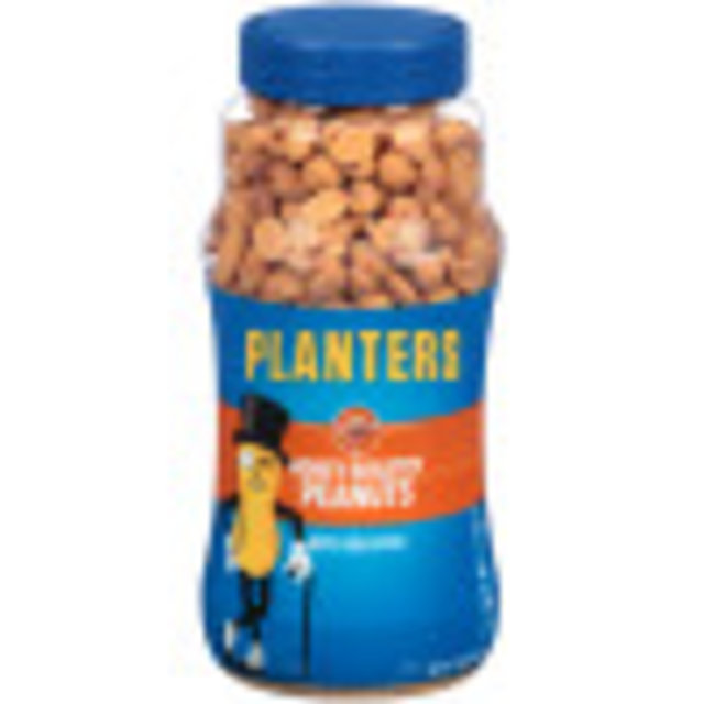 PLANTERS Honey Roasted Dry Roasted Peanuts 16 oz Jar image