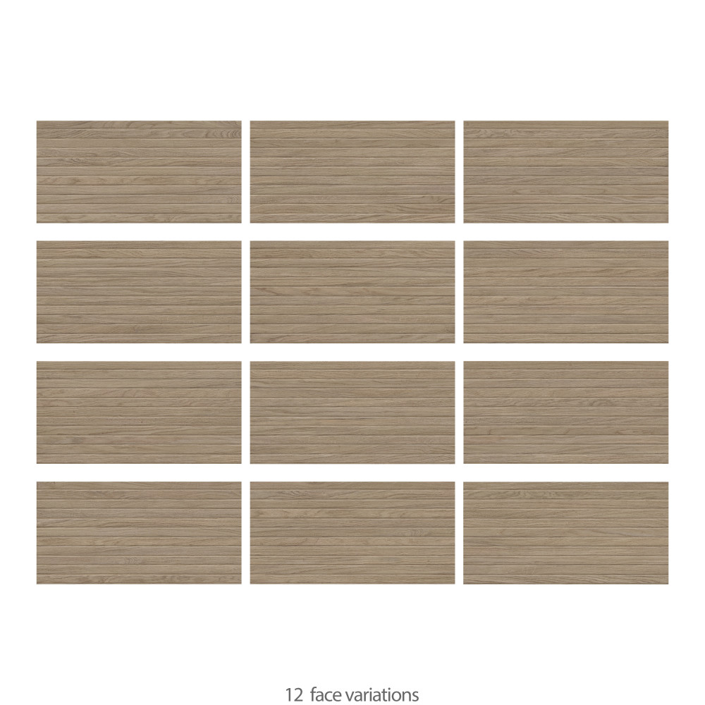 Woodstrip Nogal 11-3/4 in. x 23-1/2 in. Ceramic Wall Tile