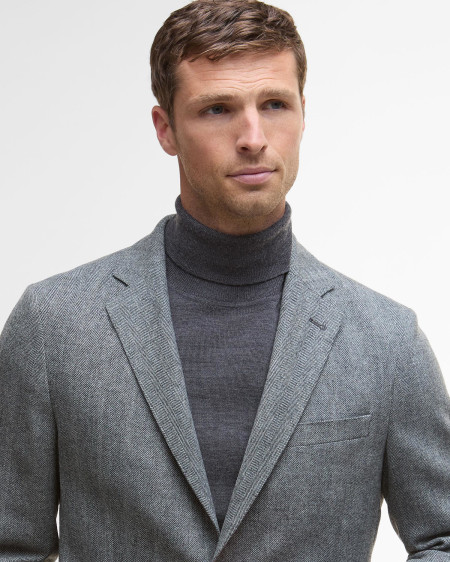 Blazer con motivo a spina di pesce Sutherland