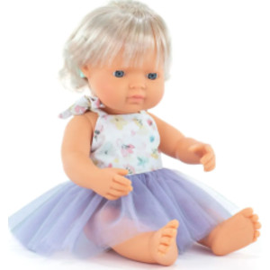 My Friends & Me Baby Doll, Caucasian Girl With Hearing Implant, 15", Boxed