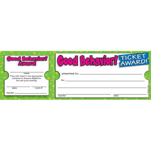 Ticket Awards Good Behavior, Pack of 100