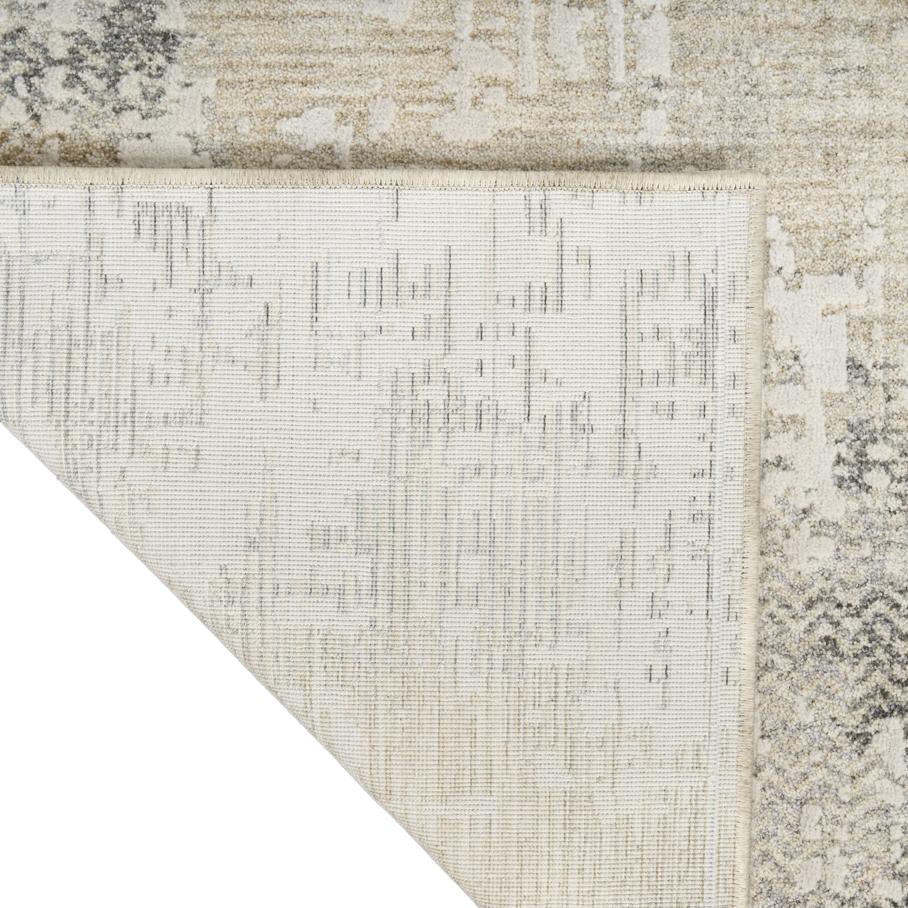 Calvin Klein CK078 Summit 2'2" x 12' Cream Ivory Modern Indoor Rug