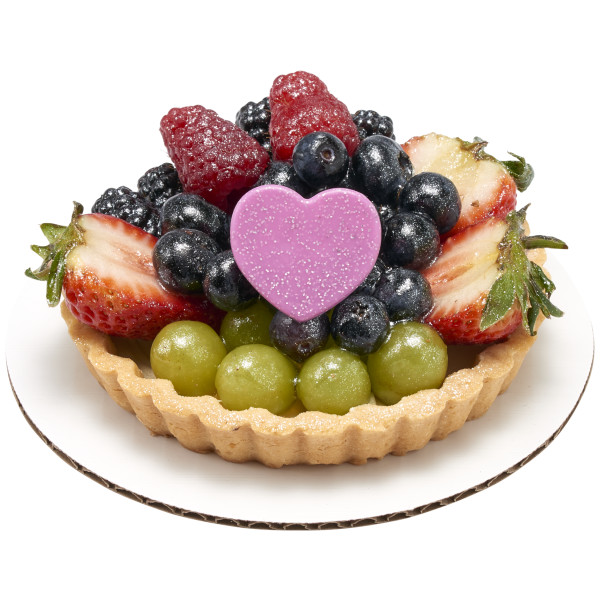 Shimmer Hearts Cupcake Rings
