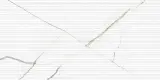 Beyond Calacatta Classic White 12×24 3D Etch Decorative Tile Matte Rectified