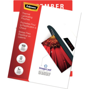 Thermal Laminating Pouches, ImageLast, Jam Free, Letter, 5 mil, 100 pack
