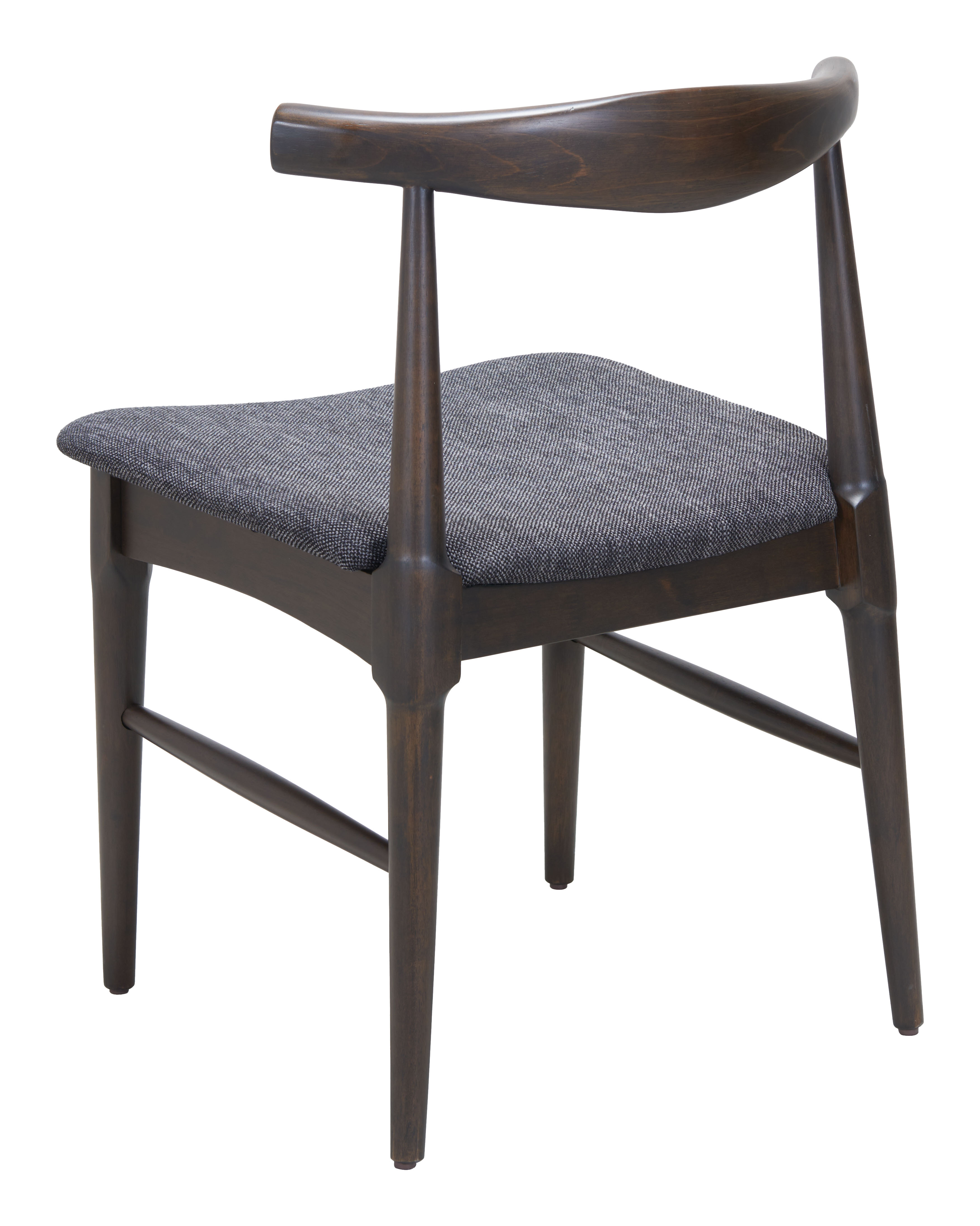 Tuzka Dining Chair (Set of 2) Gray & Espresso product image