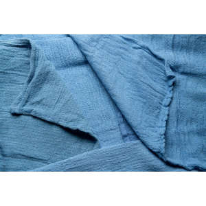 Textile Waste Supply, Huck Towel, 12"x12", Blue