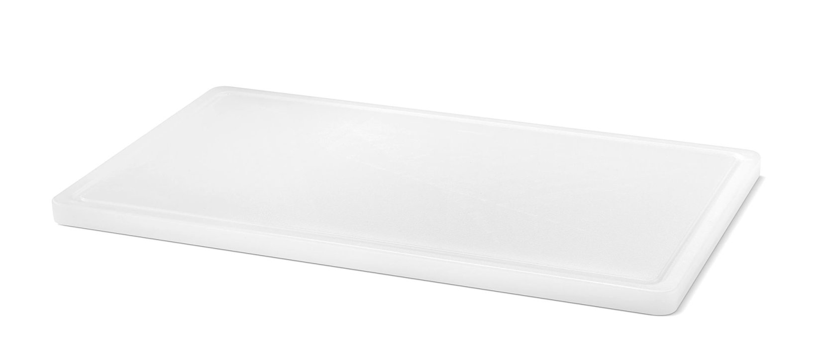 Tabla de corte GN 1/1 polietileno en rojo con ranura