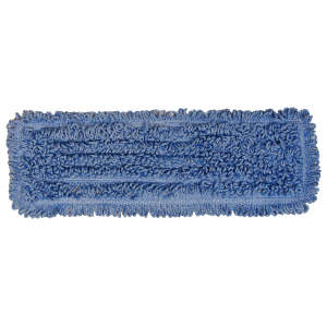 Hillyard, Ultra Microfiber Hook & Loop Mop, 19.5"W, Blue