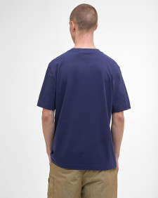 Outline T-Shirt Pigment Navy