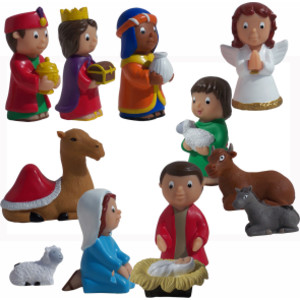 Nativity Set, 5", 12 Pieces