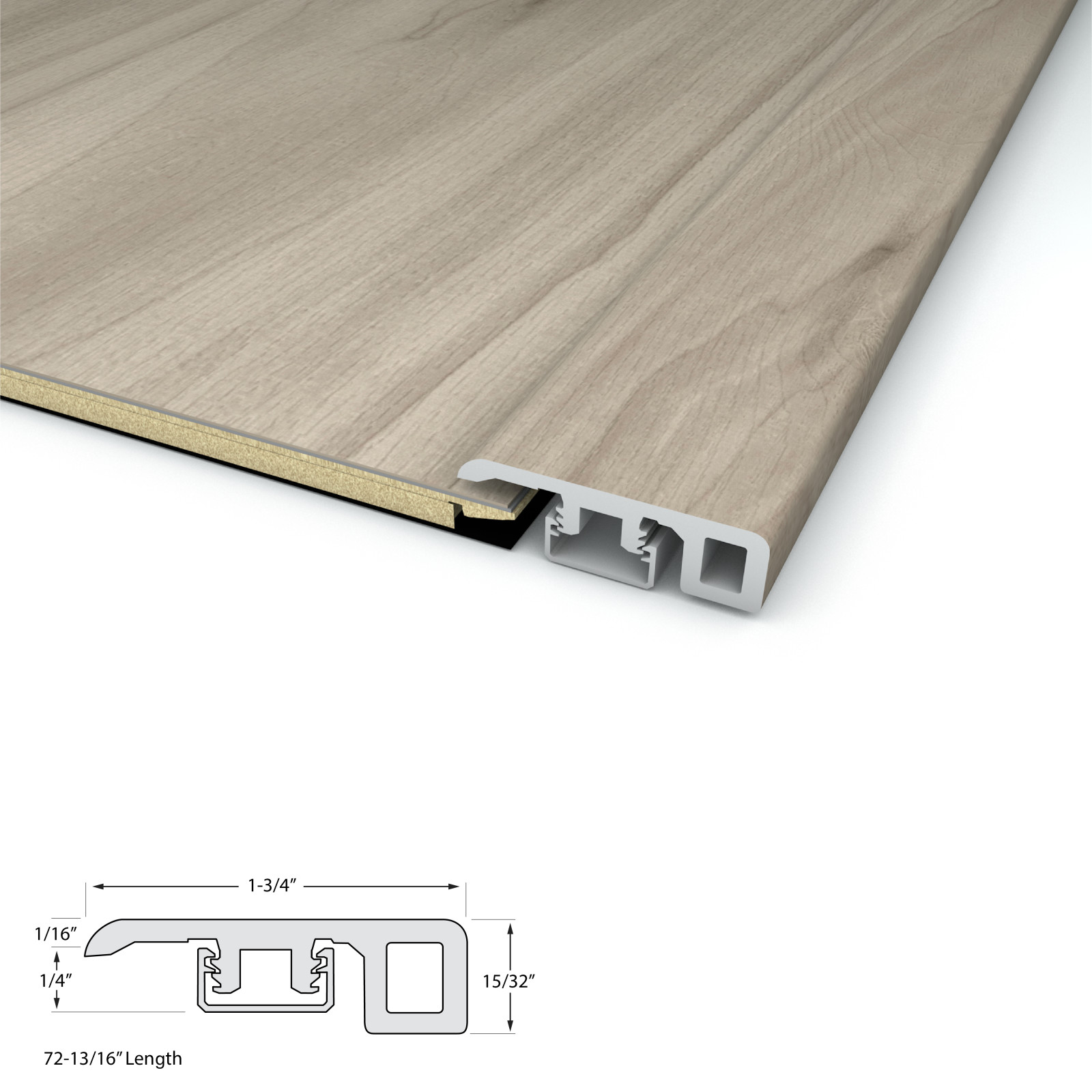 Railway Gray Threshold 6.5mm view 4