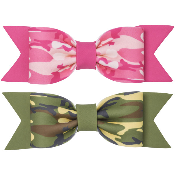 Camo Assortment Gum Paste Bows