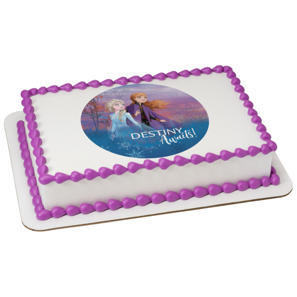 Disney Frozen II Destiny Awaits PhotoCake® Edible Image®