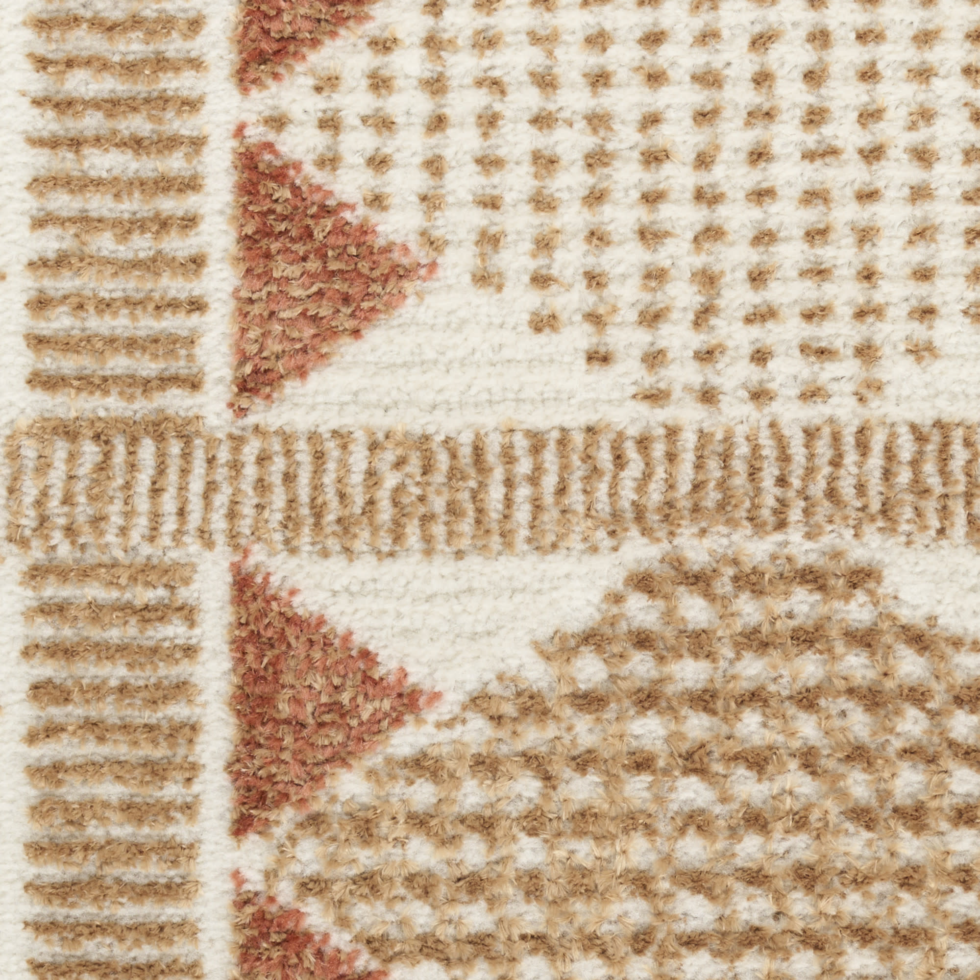 Nourison Nordic 8' x 10' Rust Modern Indoor Rug