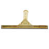 Unger, GoldenClip Complete Brass, 10", Brass, Rubber Squeegee