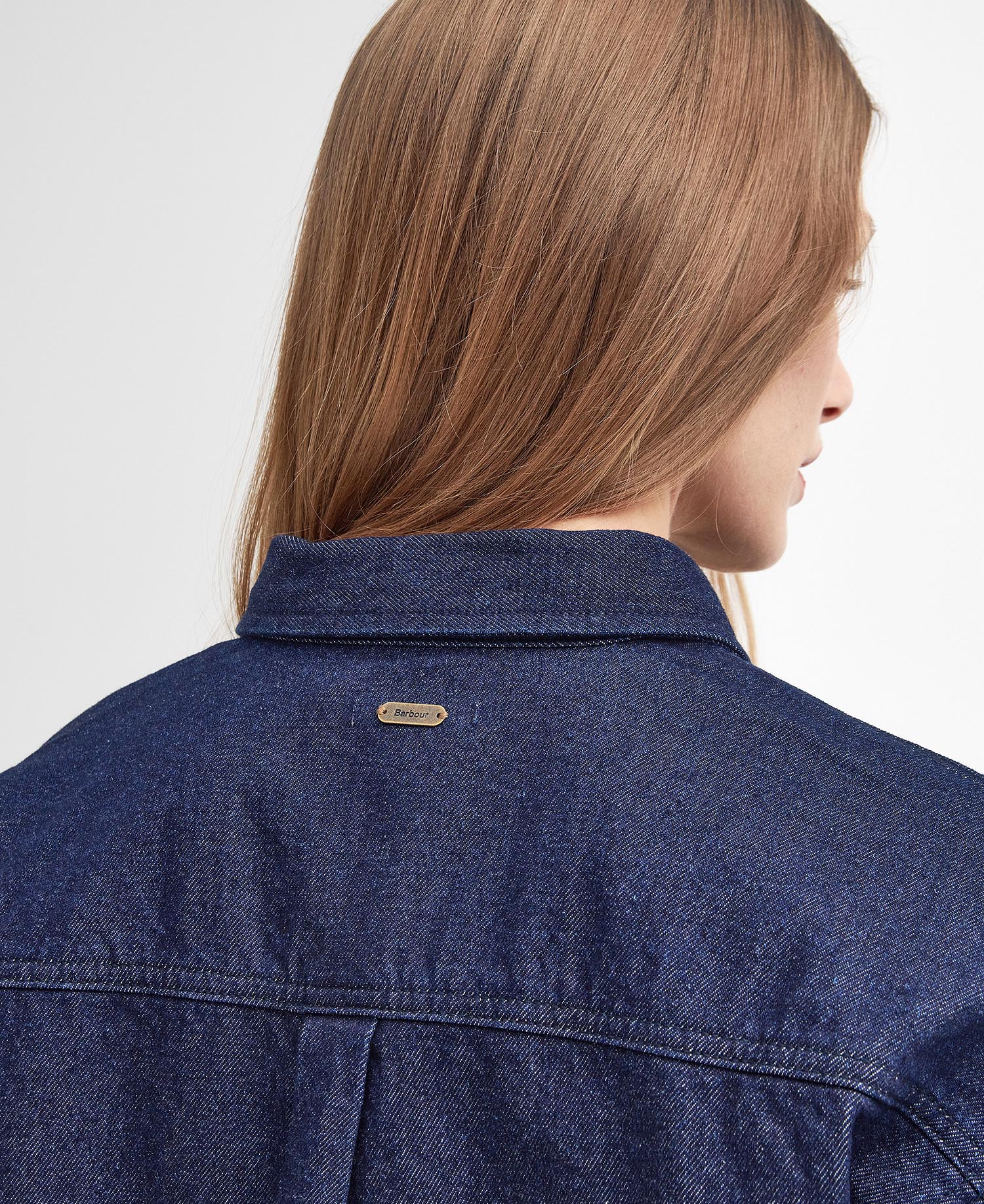 Cassie Denim Oversized Long-Sleeved Shirt image number 3