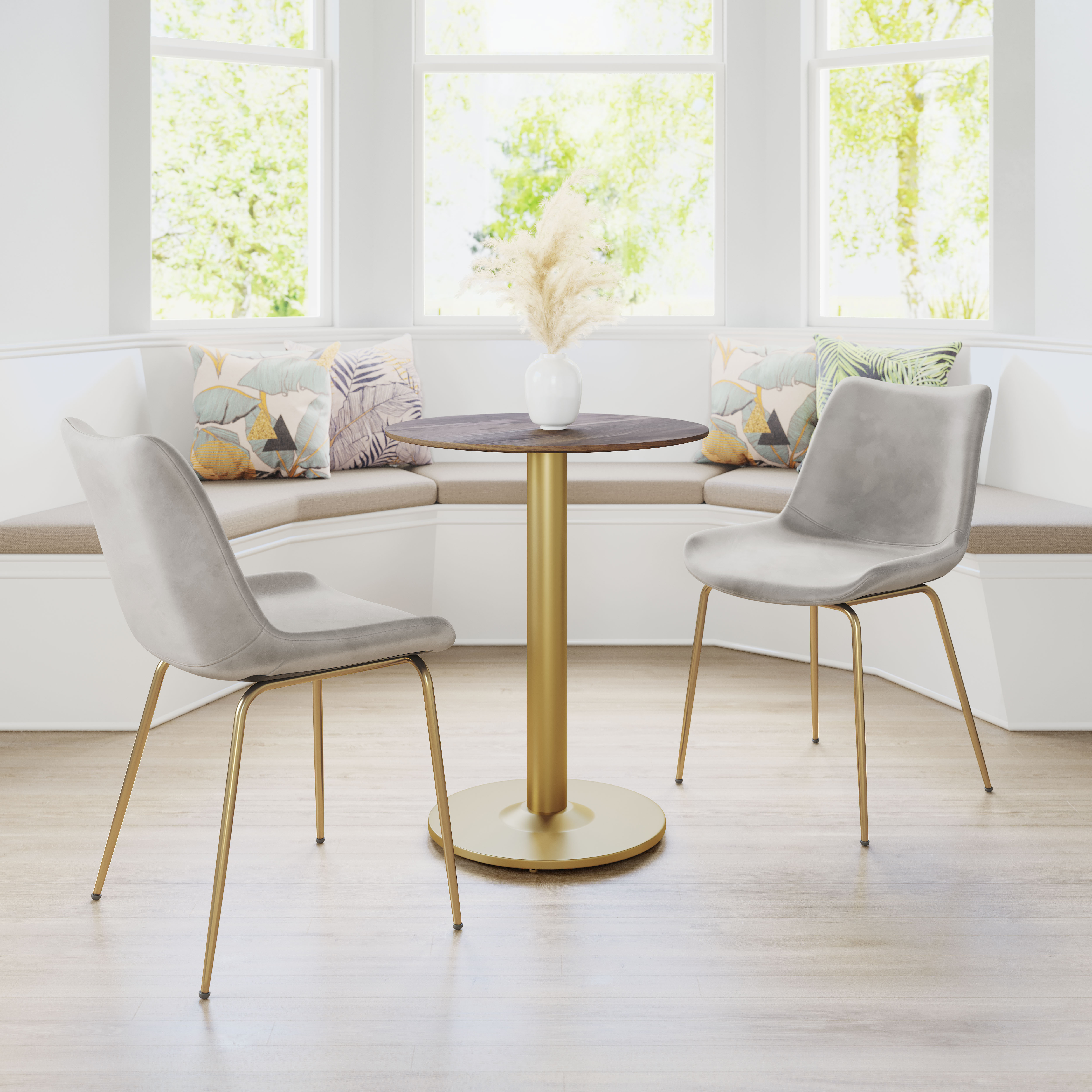 Alto Bistro Table Brown & Gold product image