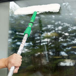 Unger, The Original StripWasher, 14", Complete Window Washing Sleeve, White/Green