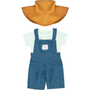 Doll Clothing Set, 15", Farmer