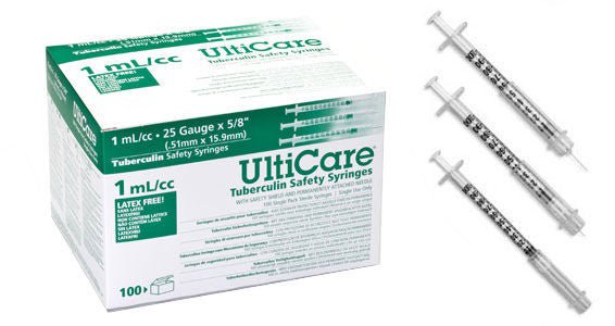 UltiCare™ Tuberculin Syringe with Needle
