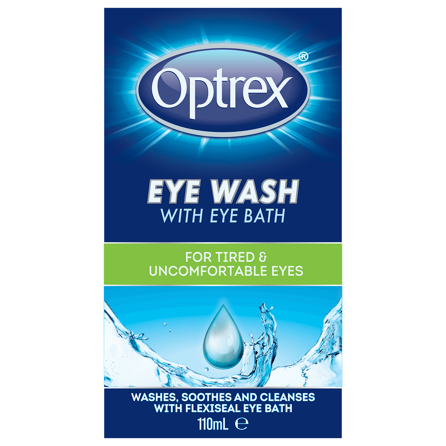 Eye Wash with Eye Bath Optrex