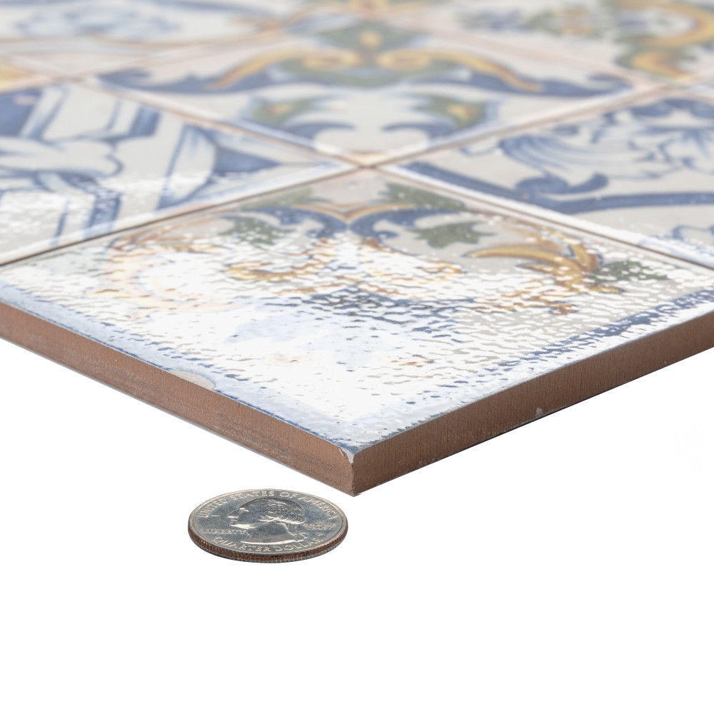 Kings Campania Amalfi 13 in. x 13 in. Ceramic Floor and Wall Tile
