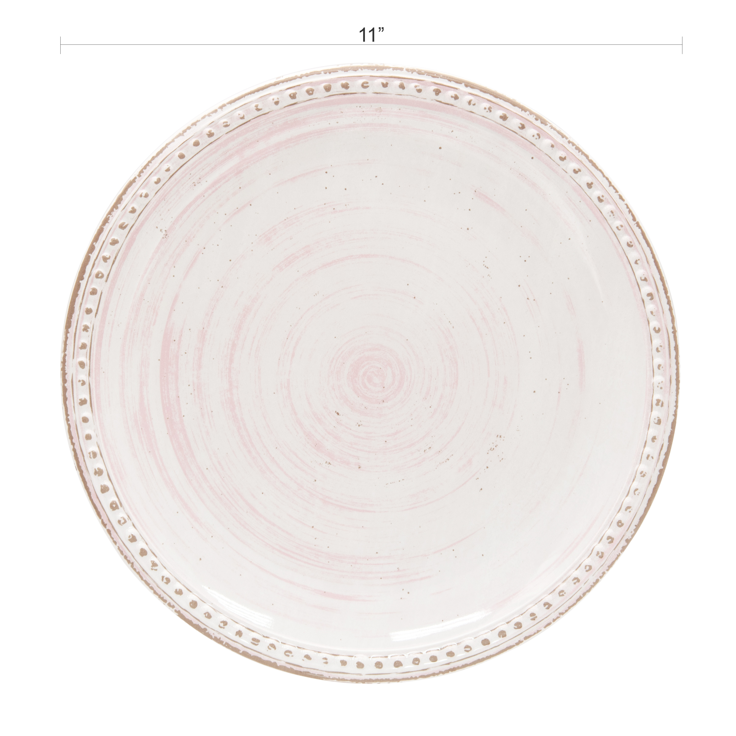 French Country Plate & Bowl Sets, Pink, 12-piece set slideshow image 3 French Country Plate & Bowl Sets, Pink, 12-piece set slideshow image 3