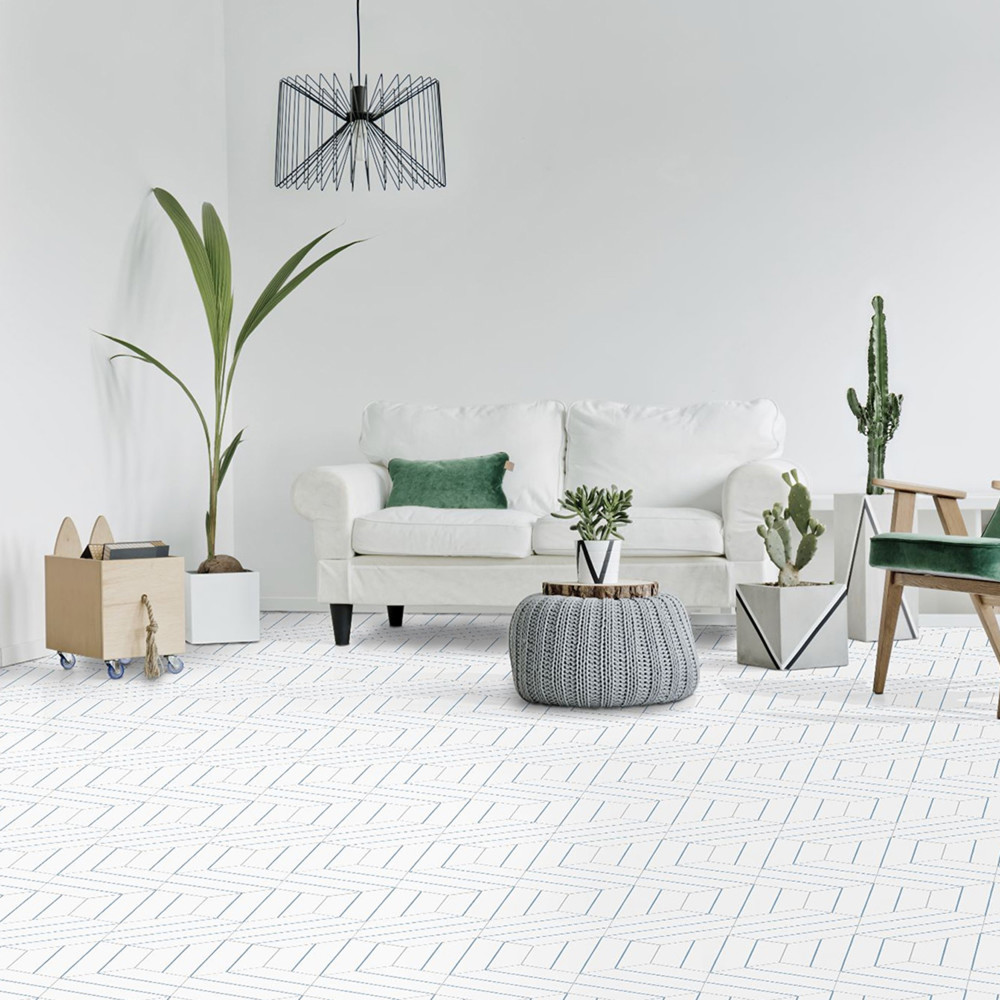 Sample – Porto Savona Hex Aqua Porcelain Floor and Wall Tile