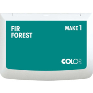 Make 1 Water-Based Acid-Free Craft Ink Stamp Pad, 3.5 x 2 Inches, Fir Forest