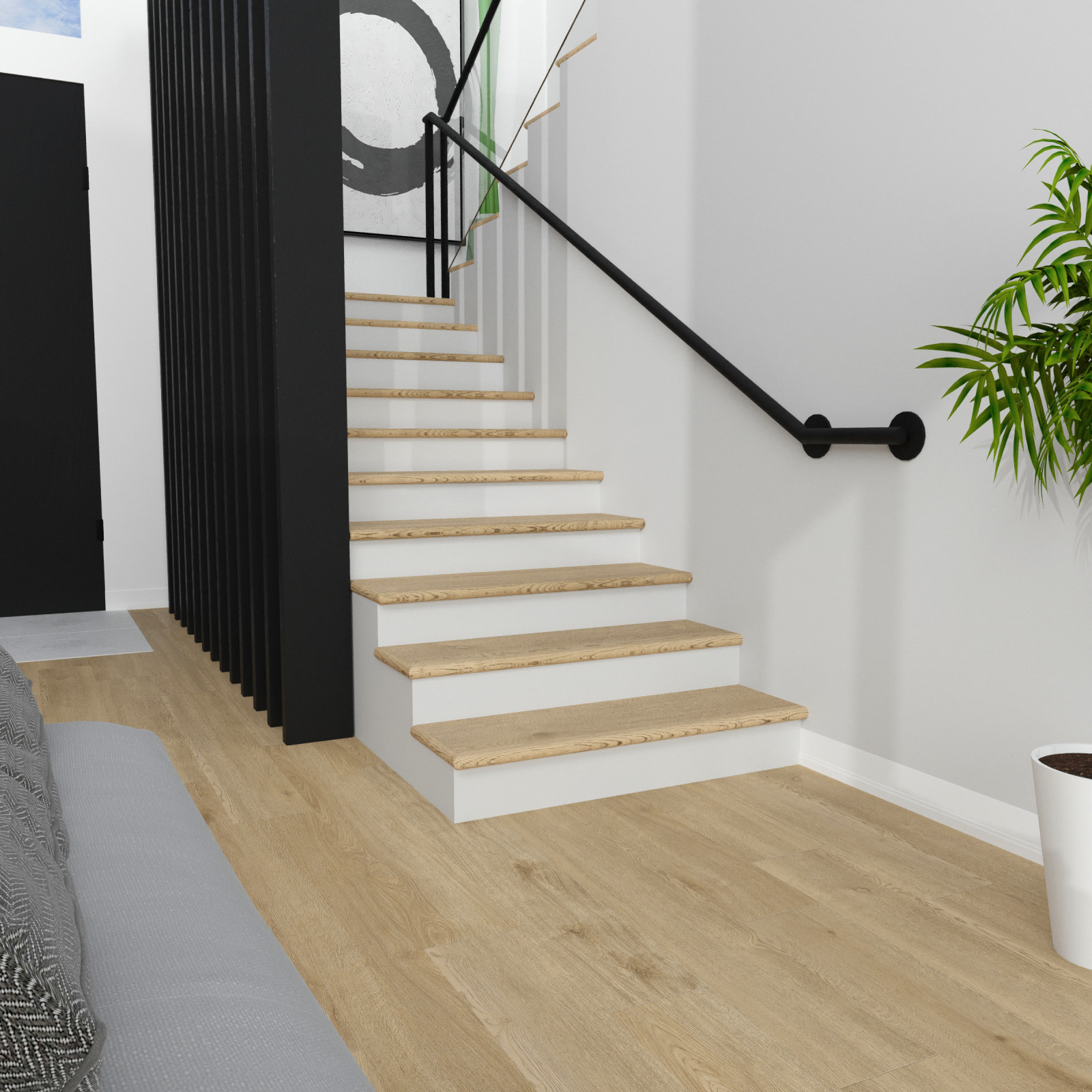 Cypress Preserve Laguna Vinyl Stair Tread w/ Cap view 2