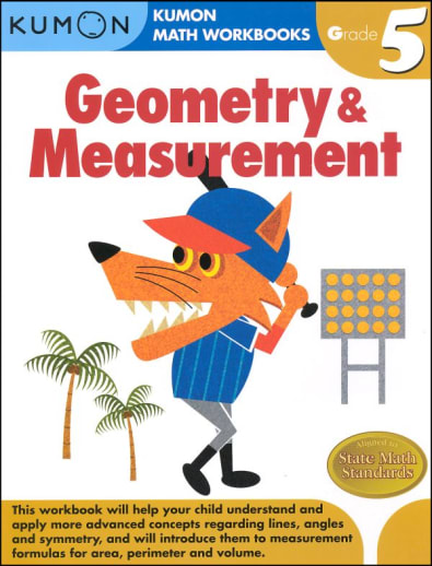 Kumon Geometry & Measurement Workbook - Grade 5
