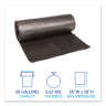 Boardwalk,  LLDPE Liner, 60 gal Capacity, 38 in Wide, 58 in High, 0.65 Mils Thick, Black