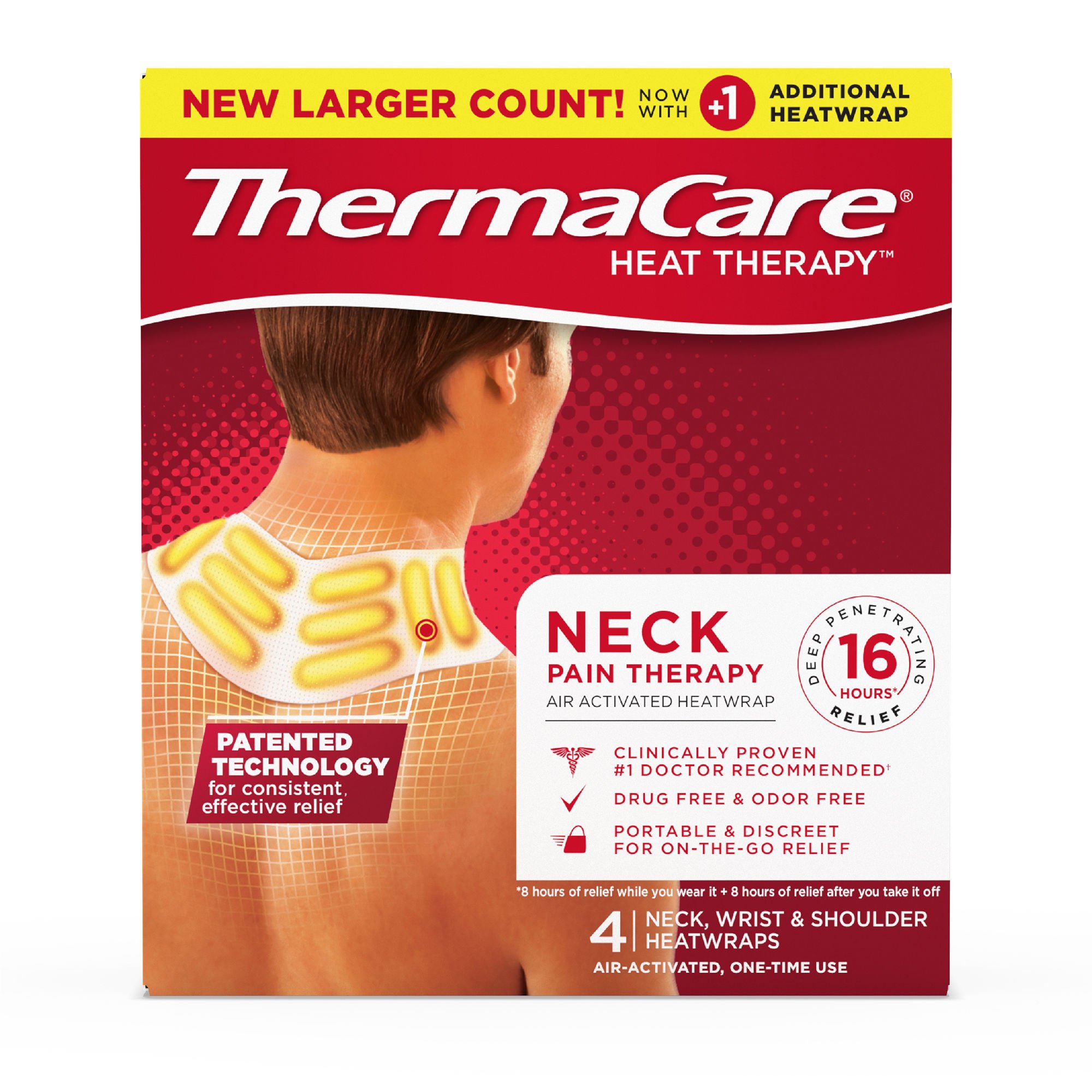 ThermaCare® Neck Pain Therapy Heatwraps, also for Wrists and Shoulders