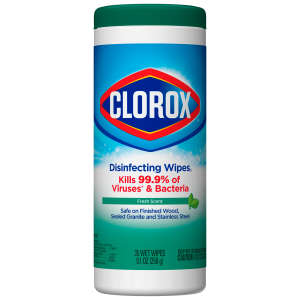 Clorox, Disinfecting Wipes, Fresh Scent , 35 Wipes/Container