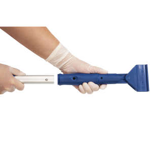 Contec, ZeroGravity™, 9.75”, QuickChange Stationary Z-clip Connector, Blue