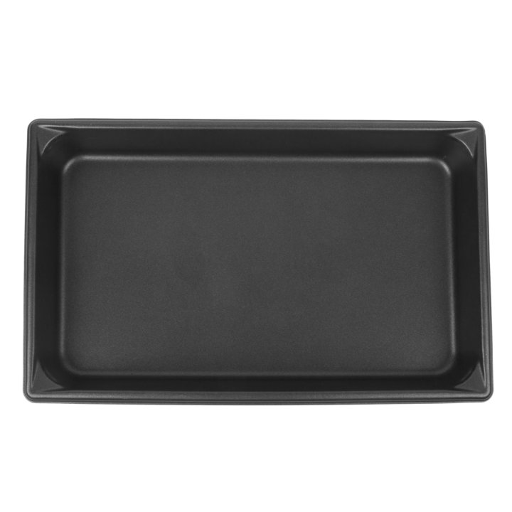 Full-size 2 ½-inch-deep Super Pan V® stainless steel steam table pan with Steel Coat x3™ nonstick coating