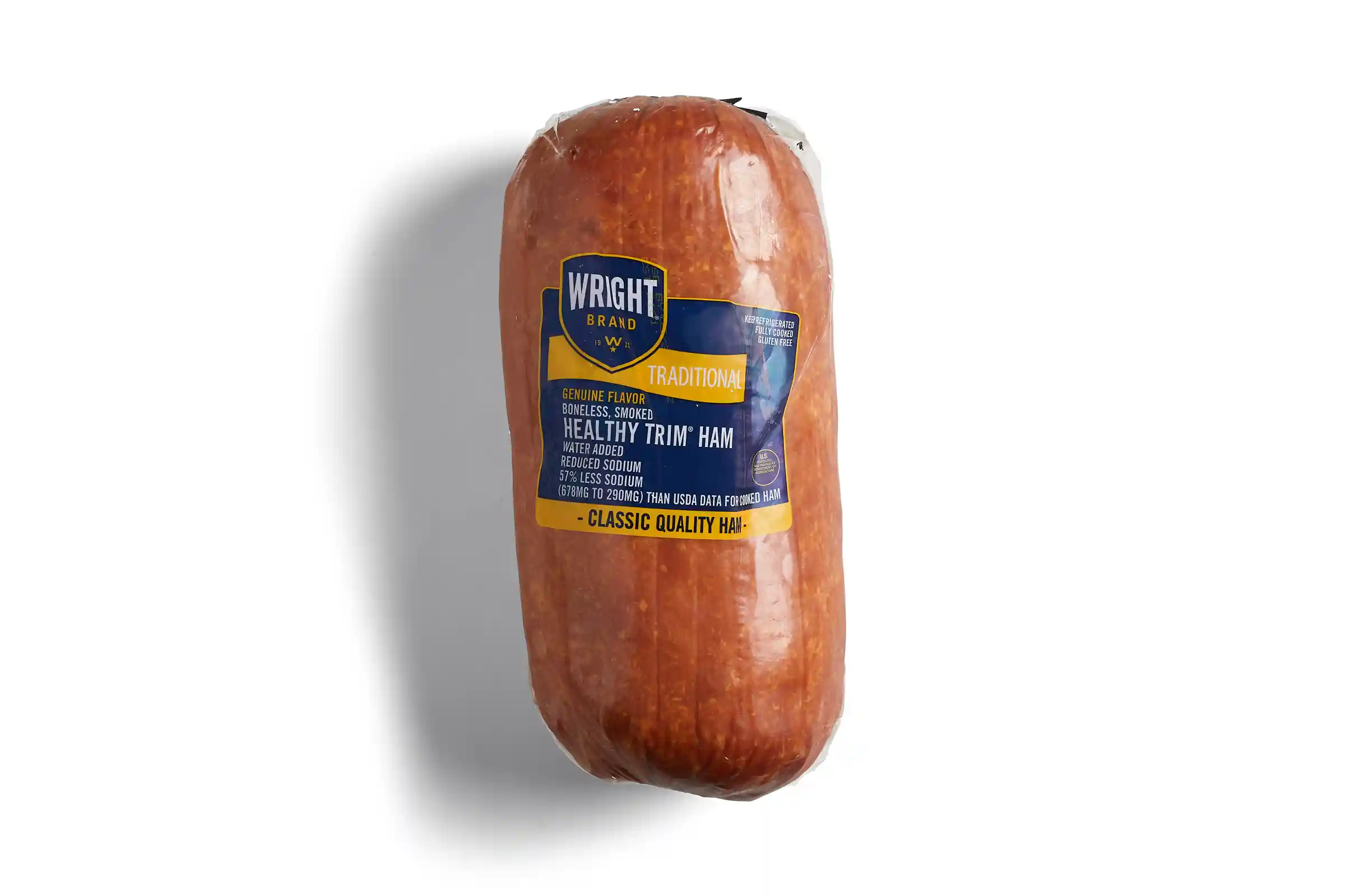 Wright® Brand Healthy Trim® Reduced Sodium Smoked Ham, 2 Count_image_21