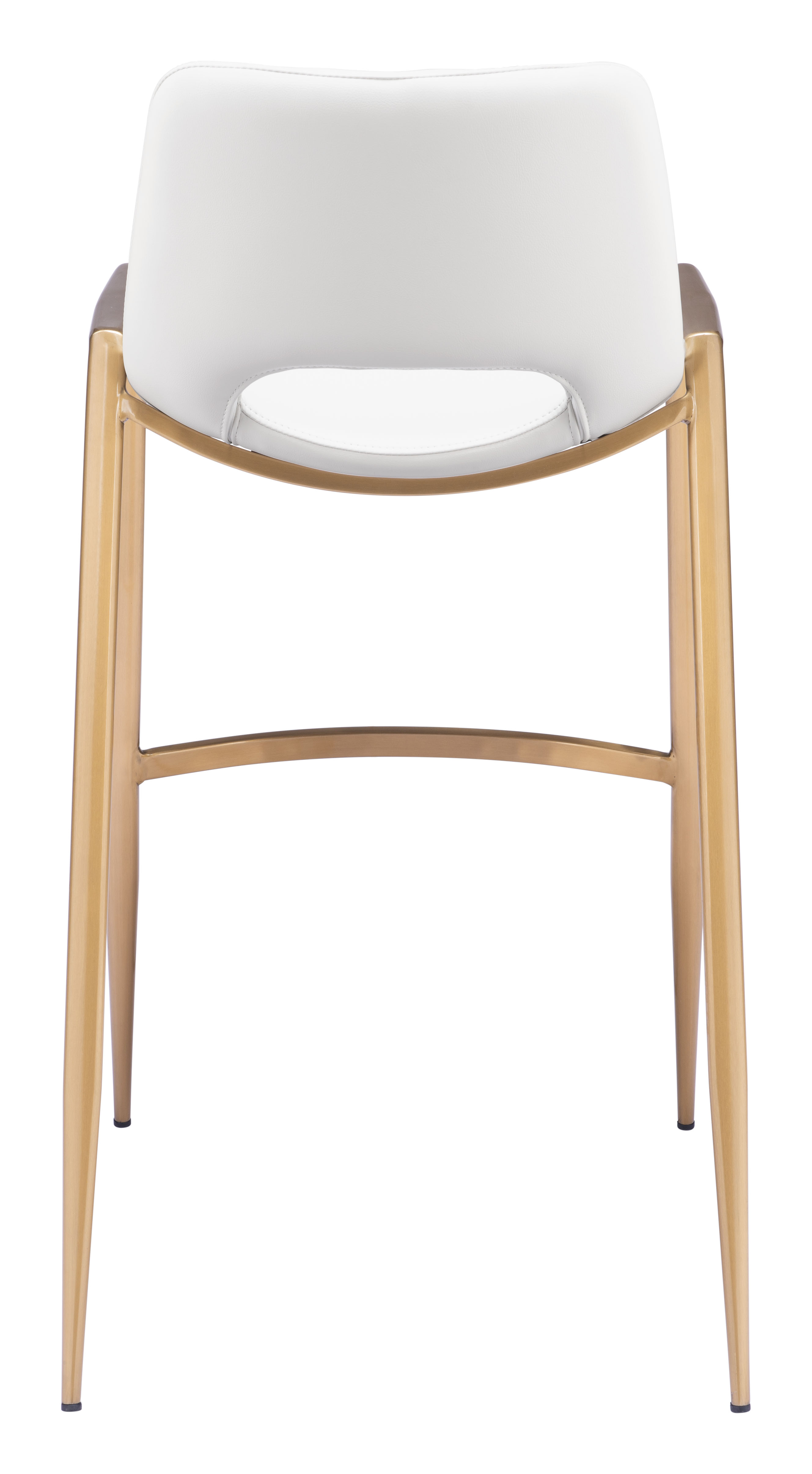 Desi Barstool (Set of 2) White & Gold product image