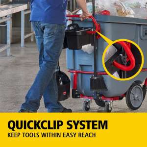 Rubbermaid Commercial, BRUTE Heavy Duty Plus, Tilt Truck, 13.5 cu ft, Gray