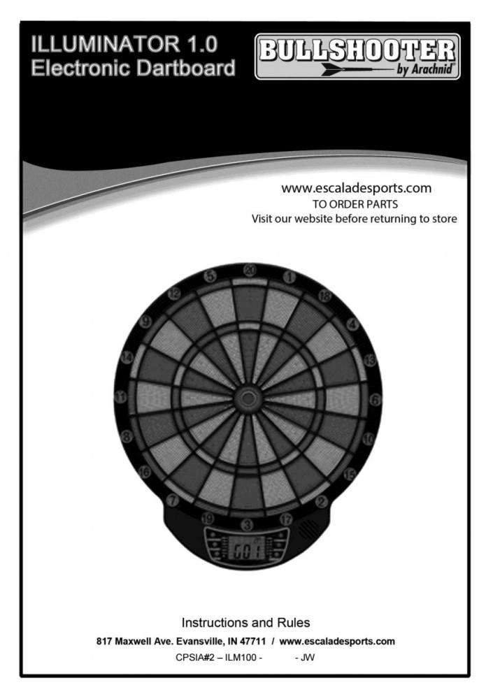 Bullshooter Illuminator 1.0 Electronic Dart Board